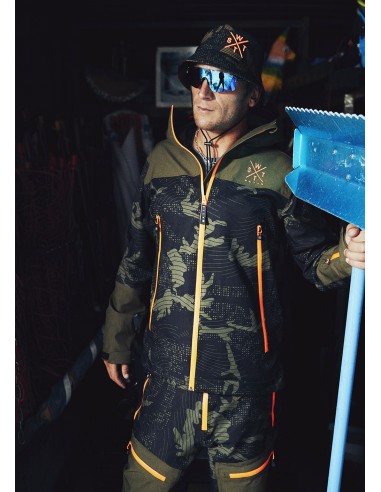 Veste de ski Snow - Camouflage Dans la société mordern